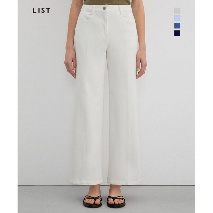 리스트 캐주얼 와이드 데님 팬츠 TSMSLP62060