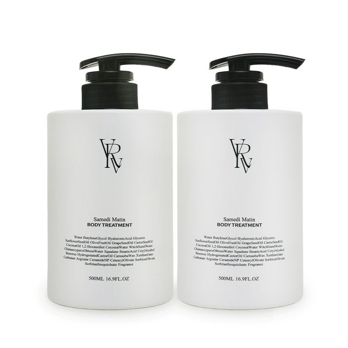 베르뷔 인샤워 바디 트리트먼트 로션 500ml 2개, 1세트, 2개, 500ml