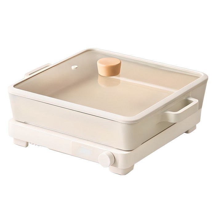 네오플램피카 인덕션 사각 전골팬  다이얼 인덕션 세트 2종