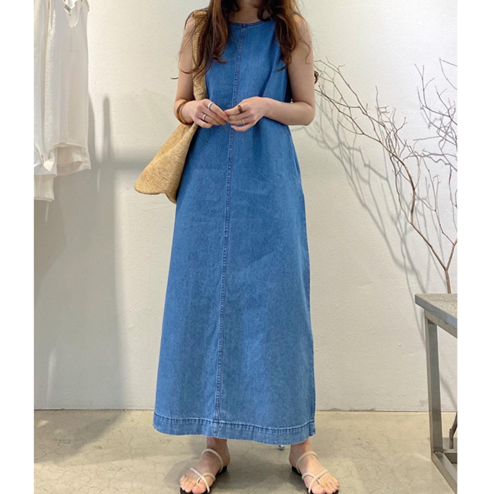 당일출고 A라인 나시롱원피스2C