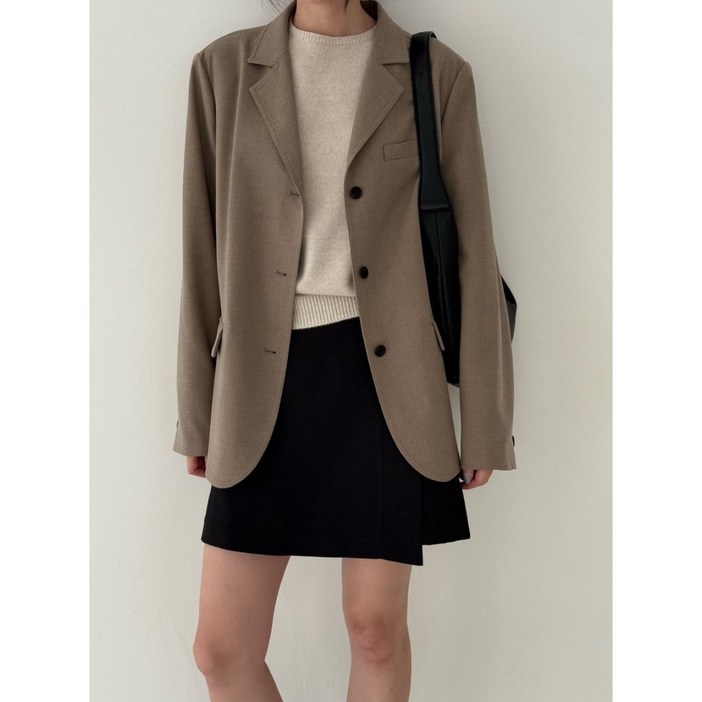 에이미그레이스 샌드 싱글 자켓