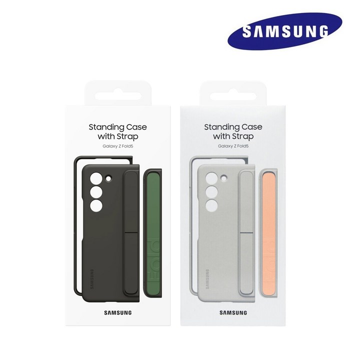 ACC 삼성 정품 갤럭시 Z폴드5 스탠딩 케이스 with 스트랩