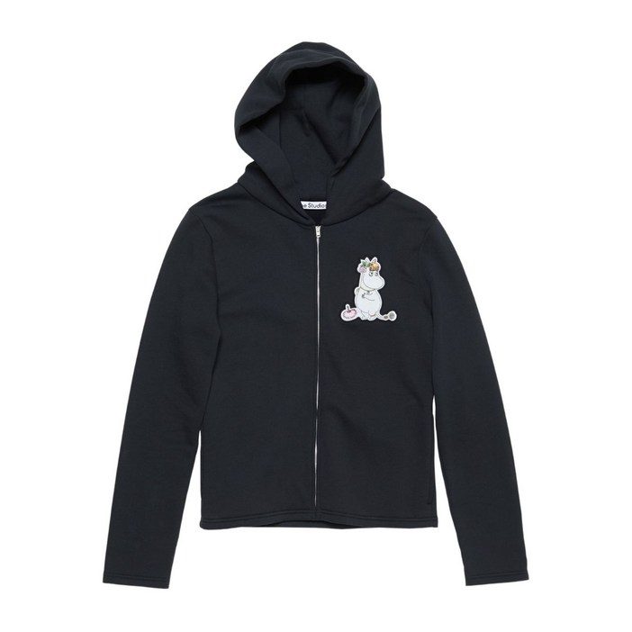 아크네 스튜디오 유니콘 아플리케 후드 집업