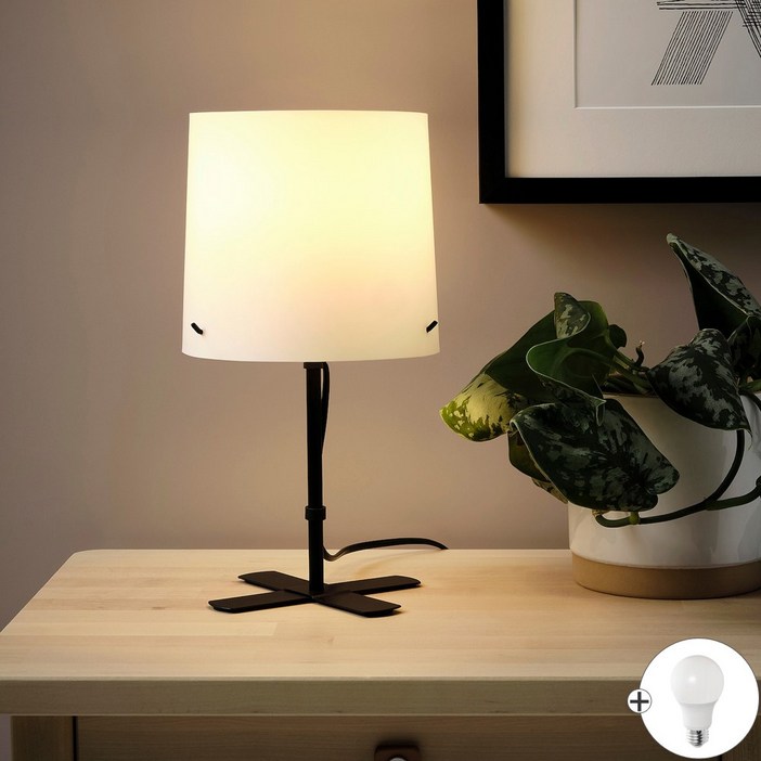 이케아 단스탠드 무드등 발라스트 (LED전구증정)