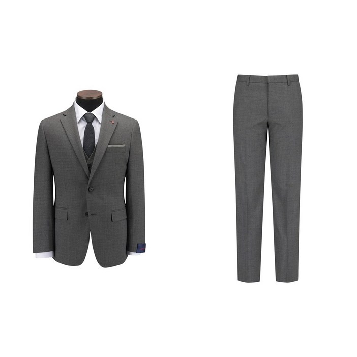 코오롱패션 브렌우드 남성 가을겨울 그레이시베이지 울혼방 스판 슬림핏 정장세트 수트 무료배송