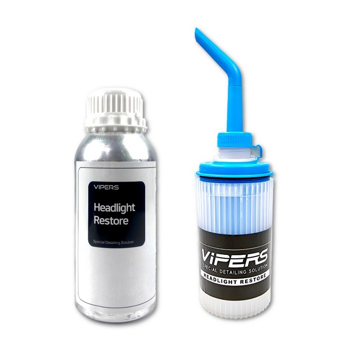 바이퍼스 헤드라이트 복원제 훈증식 복원키트 세트 600ml, 1개, 600ml