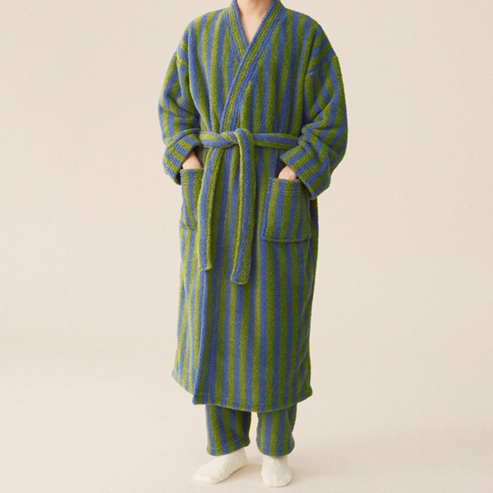 라비에르 고중량 라운지 커플 샤워가운 로브