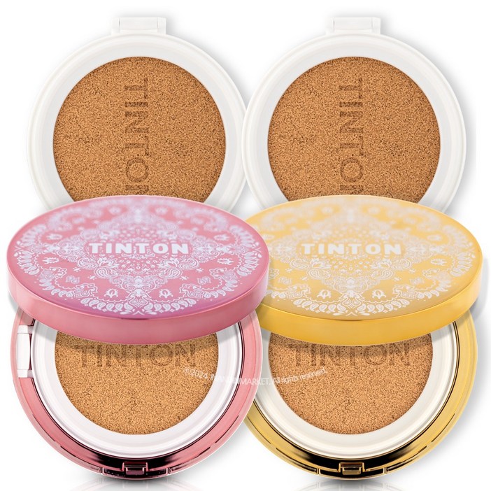 틴톤 올인원 대왕 볼륨 핏쿠션 빅 페이즐리 에디션 23호 본품케이스랜덤리필