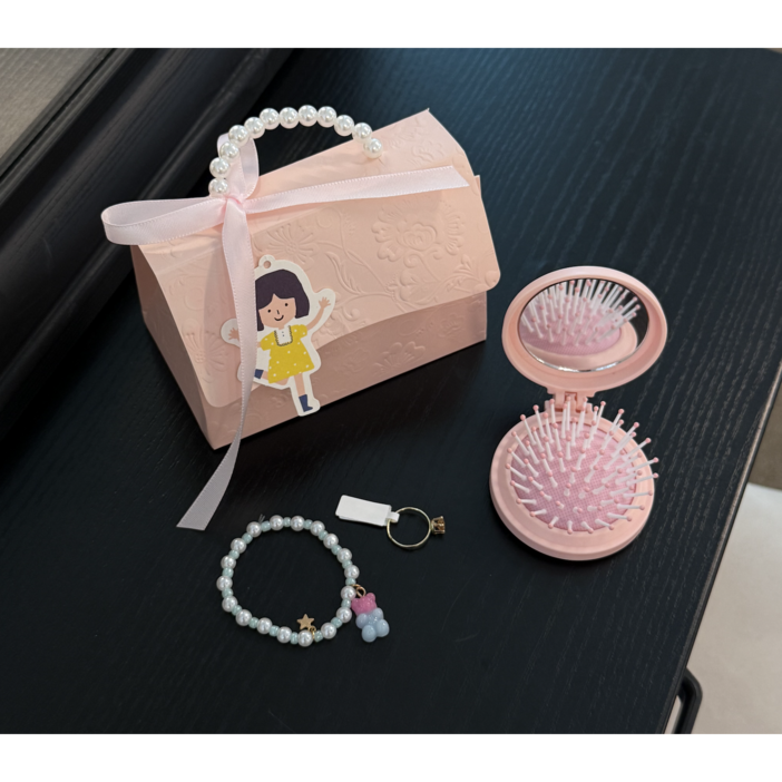 도도구디 공주구디백 프린세스 악세서리 가방 선물세트, 1개, 핑크