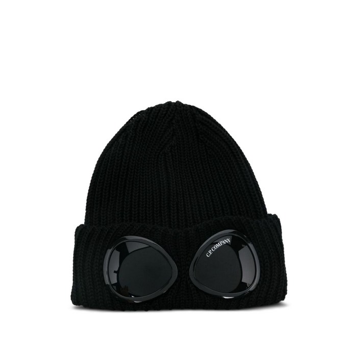 C.P.컴퍼니 고글 렌즈 골지 비니