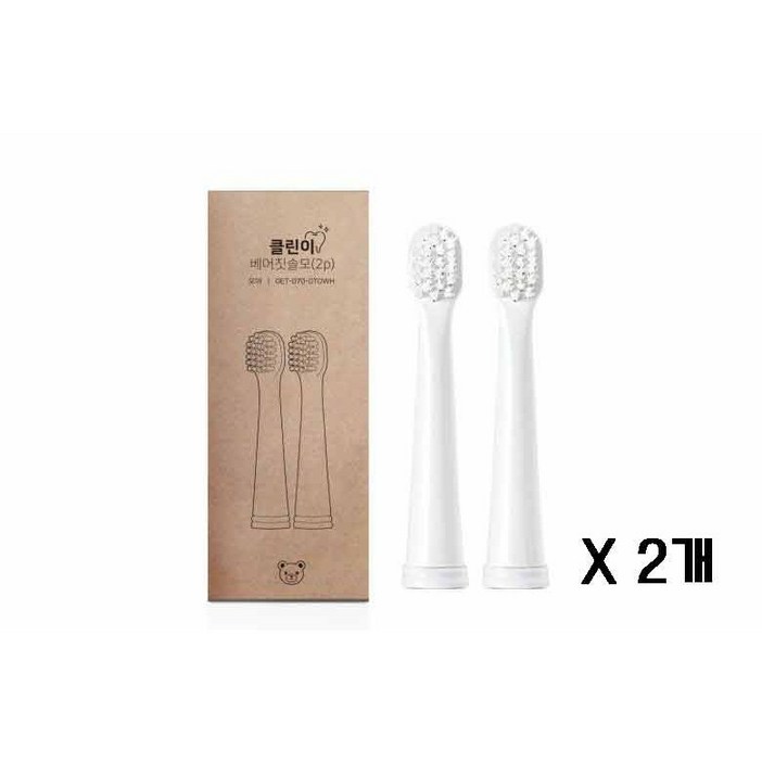 오아 클린이베어  핑크퐁 호환 리필 칫솔모 2P