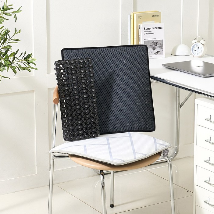 특허받은 256개 에어셀 효과 땀 걱정 없는 3D 에어매쉬 방석 욕창방지 사무실 차량용