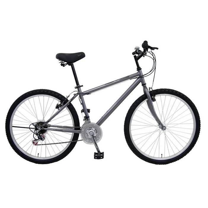 [삼천리자전거] 빅마운틴 21단 26인치 생활용 MTB 자전거 155cm~, 다크실버, 1개, 170cm