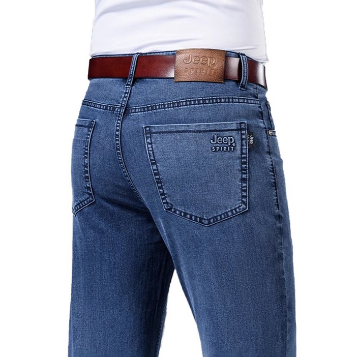 지프 스피릿 남성 봄 여름 스판 얇고 편안한 캐주얼 청바지 J8027