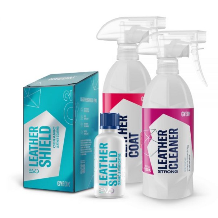 셀프 레더쉴드 가죽 코팅 세트 레더클리너 500ml+레더쉴드 50ml+레더코트 500ml