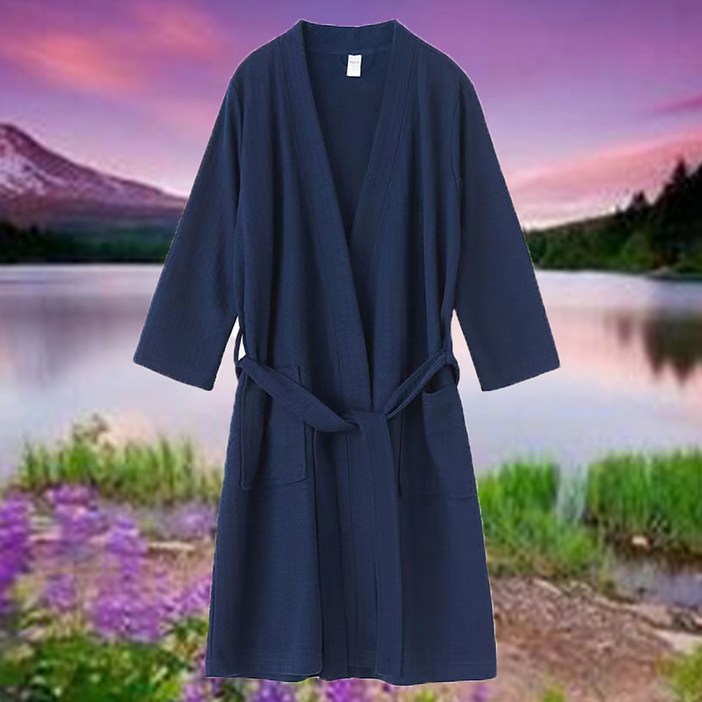33C 남녀공용 얇은 샤워가운 베스로브