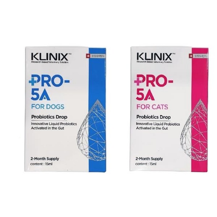 휴메리안(dog cat)클리닉스 프로파이브에이(PRO-5A) for dogs 액상형 유산균 15ml