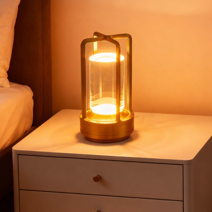 오이키 무드등 터치식 무선 수면등 야외 캠핑용 조명등