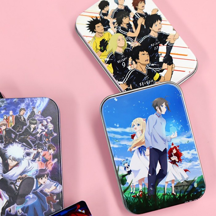 틴케이스 인쇄 주문제작 커스텀 틴꾸 포카 철제 케이스 보관함