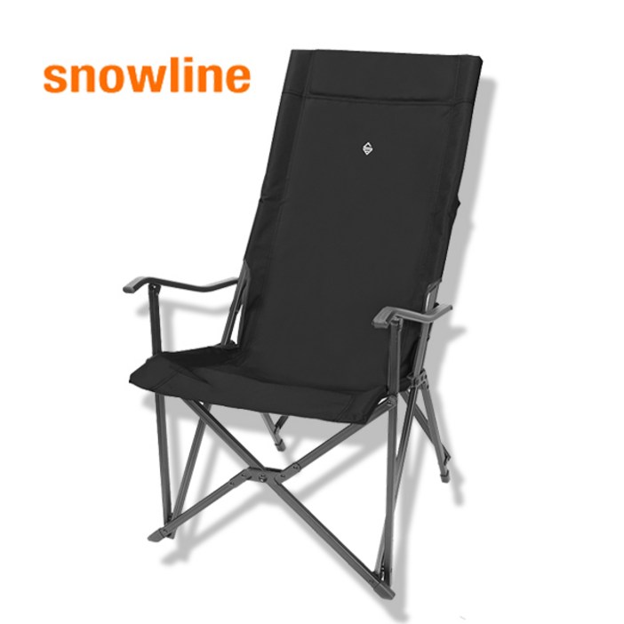 스노우라인 롱 릴렉스 체어 블랙 캠핑의자