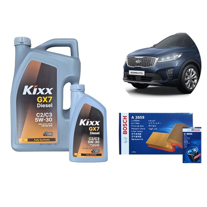 올뉴쏘렌토 더뉴쏘렌토 디젤 킥스 합성엔진오일 세트