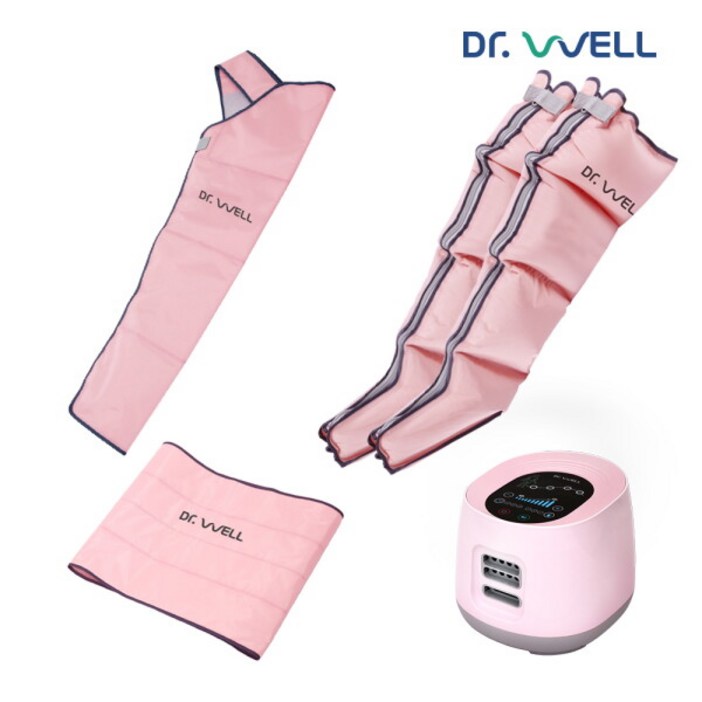 닥터웰 뉴에어라이너 공기압 4구 마사지기 풀 세트 DR5800 본체다리팔허리