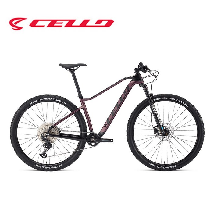 2024년 첼로 29 XC PRO 10 카본 MTB 자전거 데오레 12단 산악자전거, 블랙더스트 그라운드, 1개