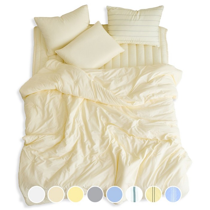 [독일 피부과학인증] Aller-X 더마 알러지케어 먼지없는 차렵 이불 간절기 가을 사계절 침구 세트