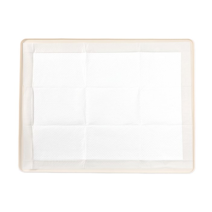 하이포 반려동물 논슬립 실리콘 배변매트 특대형, 1개, 베이지