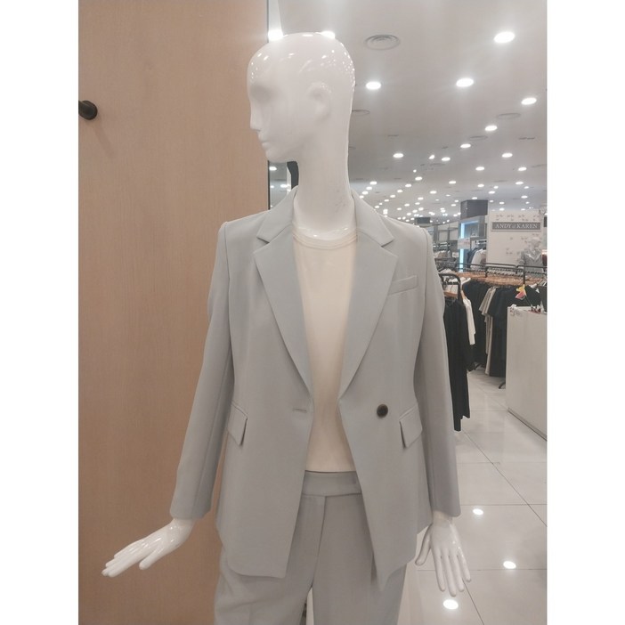 [케네스레이디] (E420) 간절기 원버튼기본스텐다드셋업자켓 (EWJKNA4000)