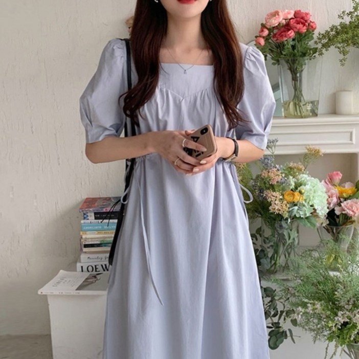 퍼니쉬 FS 스퀘어 라운드 원피스