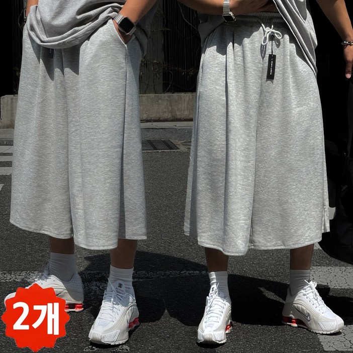 빠델 오늘출발11 7부 8부 에어 투턱 버뮤다팬츠 벌룬 와이드 반바지 빅사이즈 스웻 팬츠 츄리닝