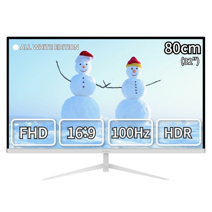 깜짝세일 뷰싱크 FHD 광시야각 리얼 100Hz 올화이트 모니터, VSO321F 일반, 80cm 깜짝세일 뷰싱크 FHD 광시야각 리얼 100Hz 올화이트 모니터, VSO321F 일반, 80cm