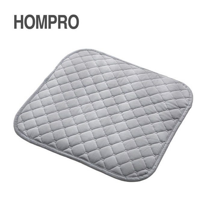 홈프로 퀄팅 겨울 방석 얇은 사각 논슬립 패드 방석 식탁용 바닥용 사무실용