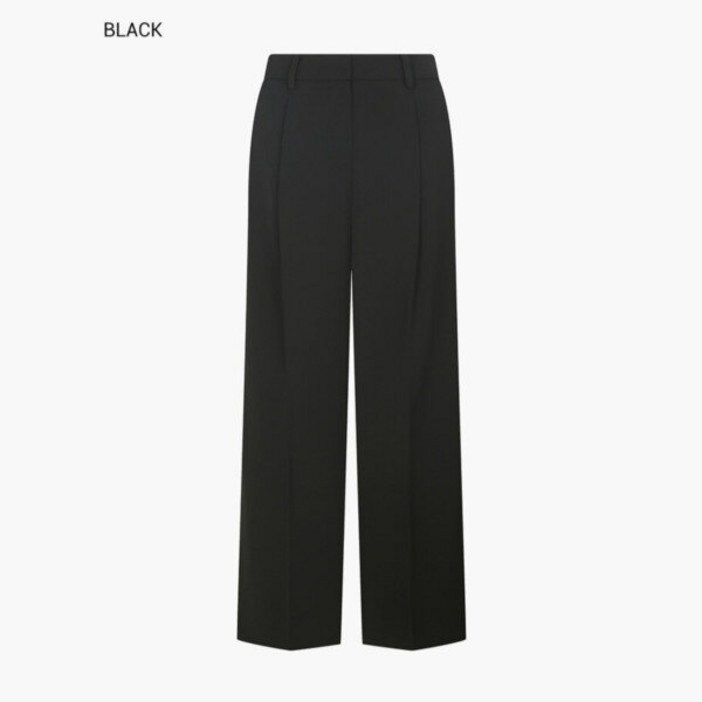 나이스클랍뒷밴딩 턱 와이드팬츠A234PWP903BK1DG 935053