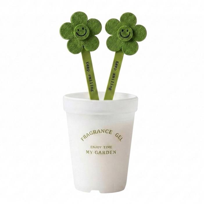 귀여운 화분형 고체 방향제 공기정화 탈취 인테리어 소품