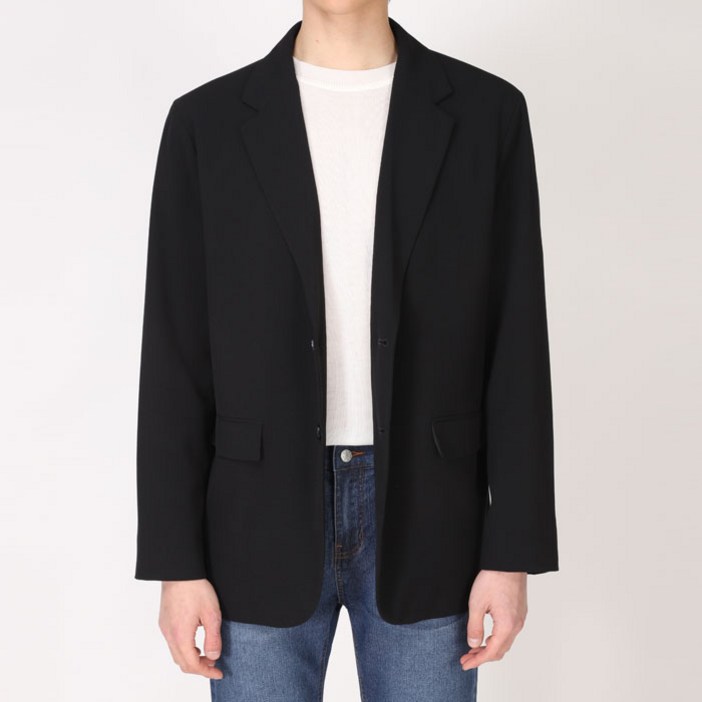 후앙스 투버튼 링클프리 블레이저 자켓 GZCP5153