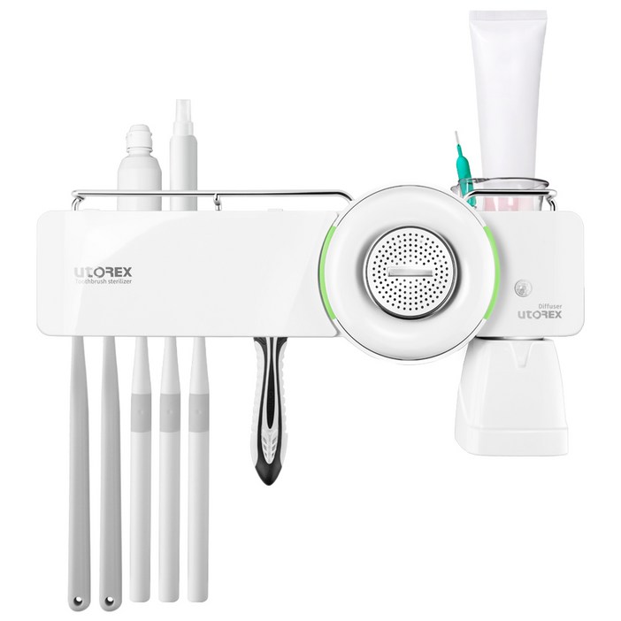유토렉스 퍼펙트케어 아로마디퓨저 칫솔살균기