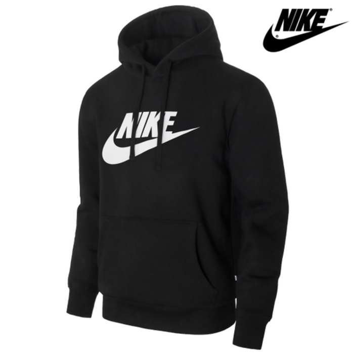 나이키 공용 그래픽 클럽 기모 후드 티셔츠 블랙 BV2973 BV2973010