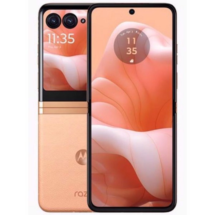 모토로라 스마트폰 핸드폰 레이저 40 울트라 듀얼 SIM 256GB ROM 8GB RAM GSM 전용 | CDMA 없음 공장 잠금 해제 5G 피치 퍼즈 - 국제 버전 리퍼