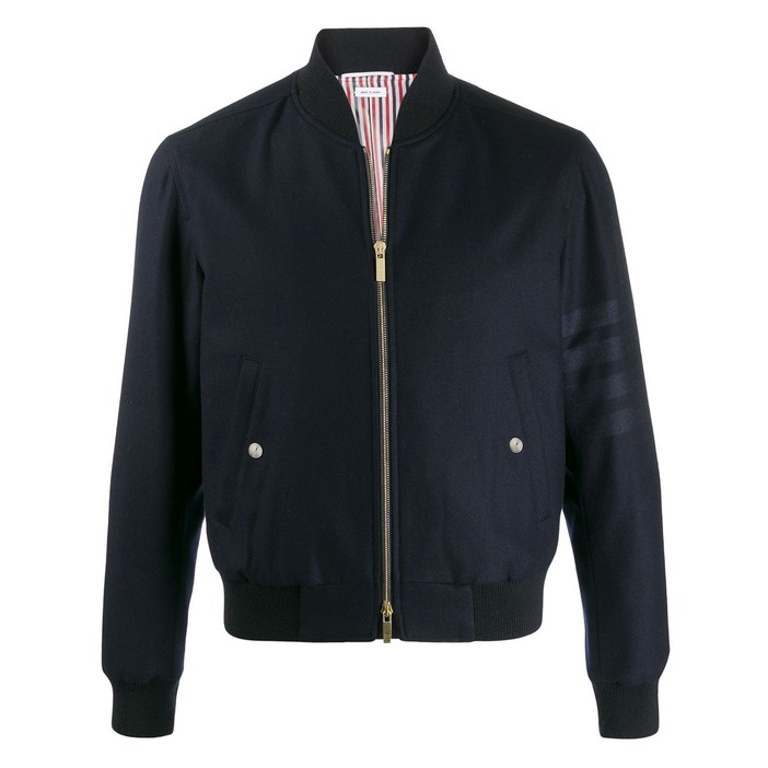 톰 브라운 4바 집업 보머 재킷