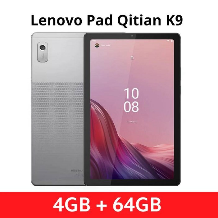 글로벌 ROM Lenovo Qitian K9 WiFi 4GB 9인치 HD 화면 MTK G80 옥타 코어 5100mAh 안드로이드 12 태블릿