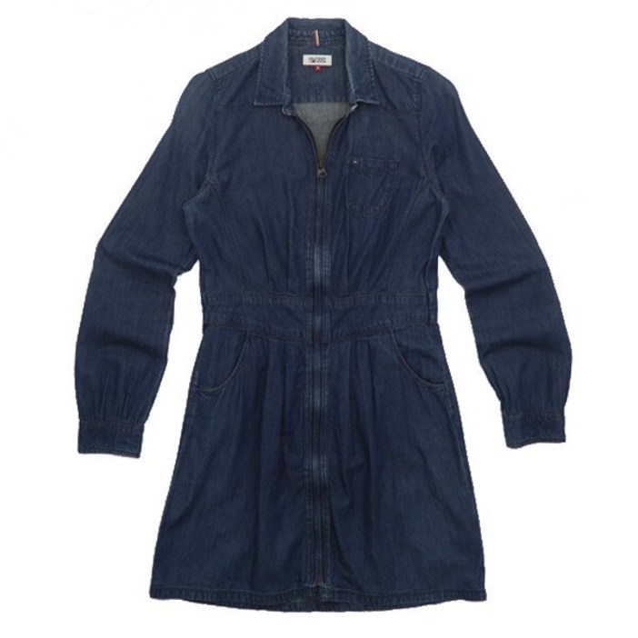 타미힐피거 I4865 여성 90 데님 원피스 힐피거데님 정품 모은