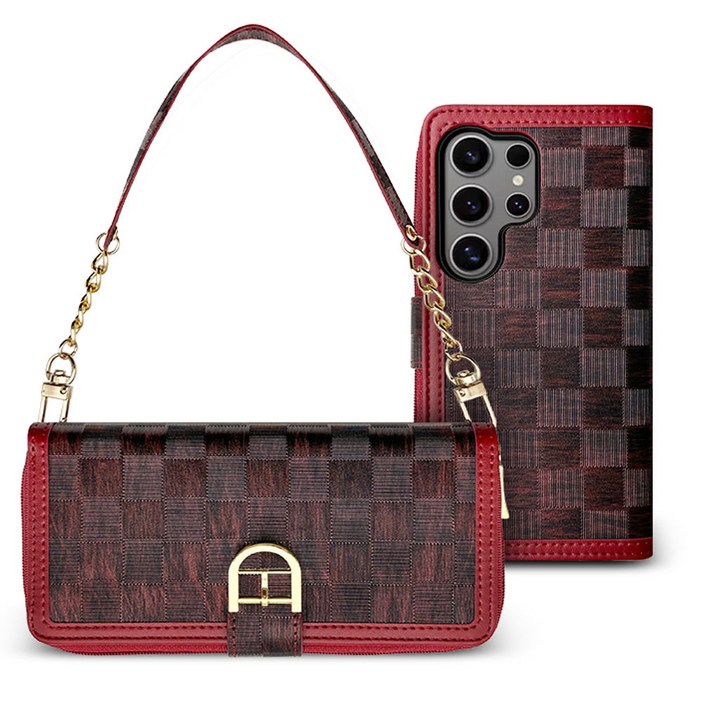 모바트 갤럭시 버디3 A156 프리즘 지퍼 지갑형 다이어리 휴대폰 케이스 스트랩 포함