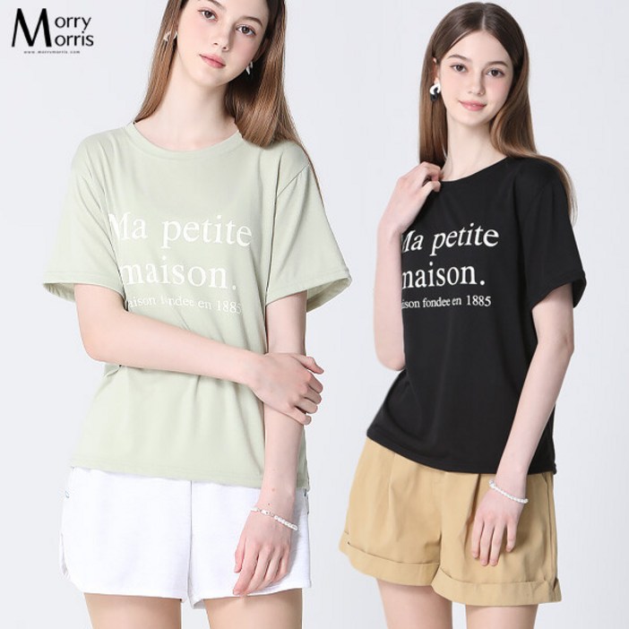 리스트 모리모리스Morry Morris 메종 라운드 티셔츠