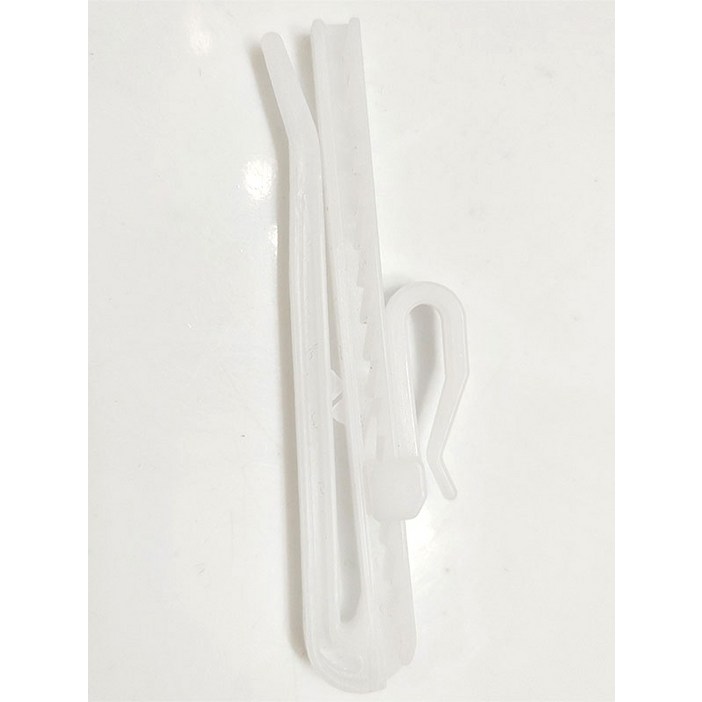 높이 조절 커튼핀 후크 100P 50P 길이 주름 조정 플라스틱