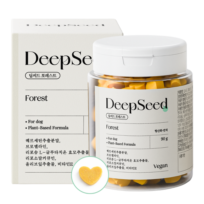 딥씨드 포레스트 비건 강아지 항산화제 눈물자국 딥씨드 포레스트 비건 강아지 항산화제 눈물자국