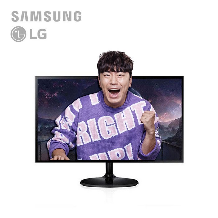[리뉴올PC] 삼성 LG HP Dell 틸트 게임용 가정용 사무용 LED 모니터 랜덤발송
