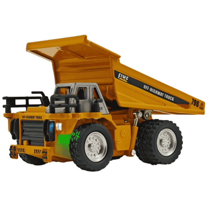 164 원격 조정 합금 지게차 엔지니어링 장난감 아이를 위한 최고의 선물, RC 광산 자동차