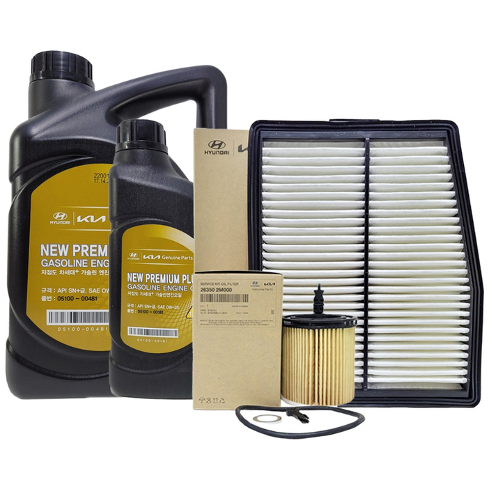 K8 GL3 1.6 하이브리드 순정 엔진오일세트